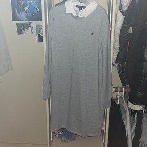 Tommy Hilfiger gray dress size small never been worn in perfect condition.